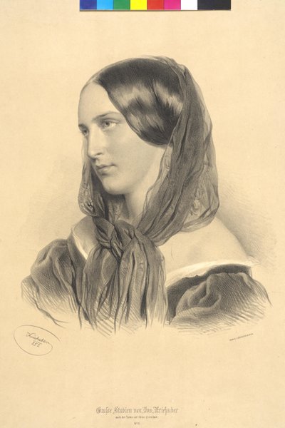 Emilie Kriehuber by Josef Nikolaus Kriehuber