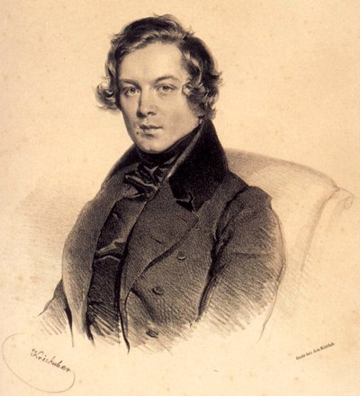 Robert Schumann by Josef Nikolaus Kriehuber