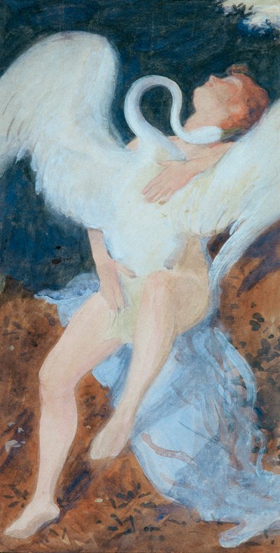 Leda with the Swan by Josef Wawra