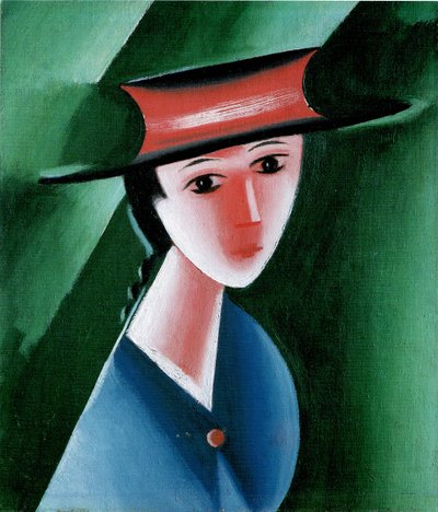 Girl with Red Hat by Josef Čapek
