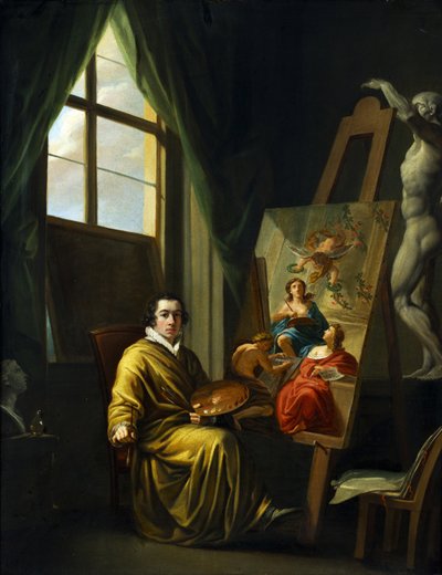Self-Portrait in His Studio, 1808-1810 by Joseph Abel