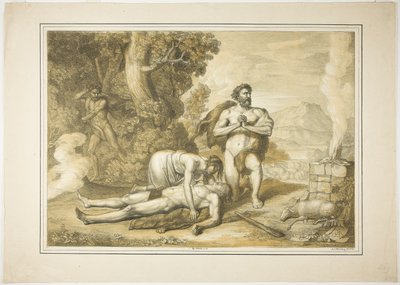 The Mourning of the Dead Abel by Joseph Anton Rhomberg