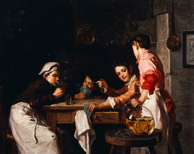 The Young Card Players by Joseph Bail