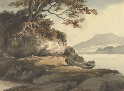 Boat by a Lake by Joseph Barber