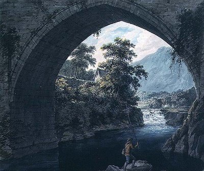 The North Arch of Llangollen Bridge by Joseph Barber