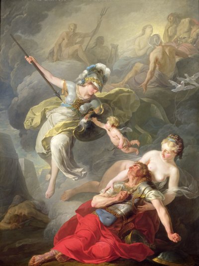 Battle Between Minerva and Mars, 1771 by Joseph Benoît Suvée