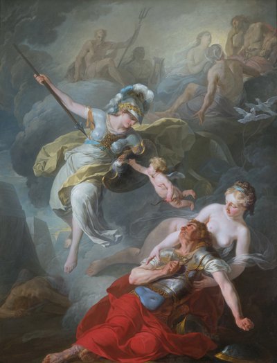 Battle of Minerva Against Mars, 1771 by Joseph Benoît Suvée