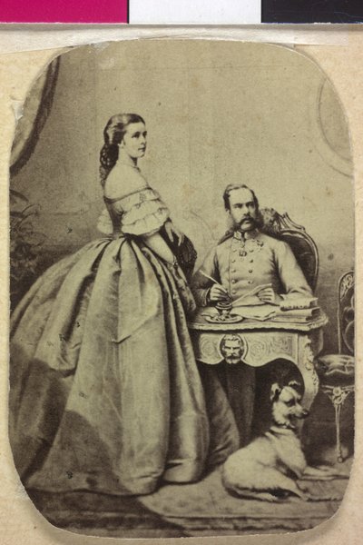 Franz Joseph I and Elisabeth of Austria by Joseph Bermann