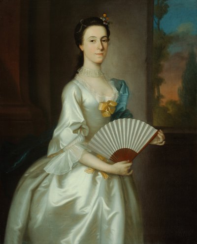 Abigail Chesebrough Mrs. Alexander Grant, 1754 by Joseph Blackburn
