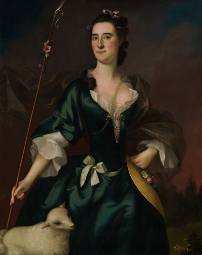 Mary Sylvester, 1754 by Joseph Blackburn