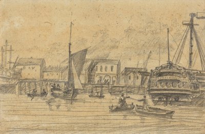 Harbor Scene by Joseph Cartwright