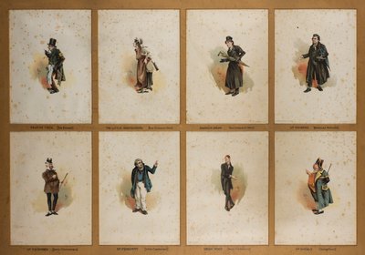 Eight Dickensian Characters by Joseph Clayton  Clarke