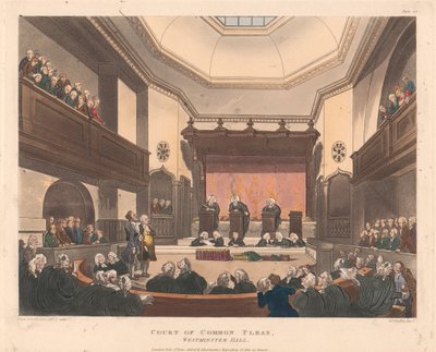 Court of Common Pleas, Westminster Hall by Joseph Constantine Stadler
