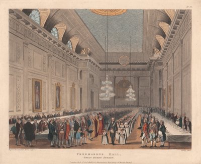 Freemasons Hall, Great Queen Street by Joseph Constantine Stadler
