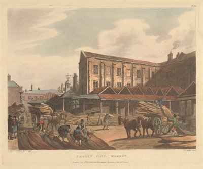 Leaden Hall Market by Joseph Constantine Stadler