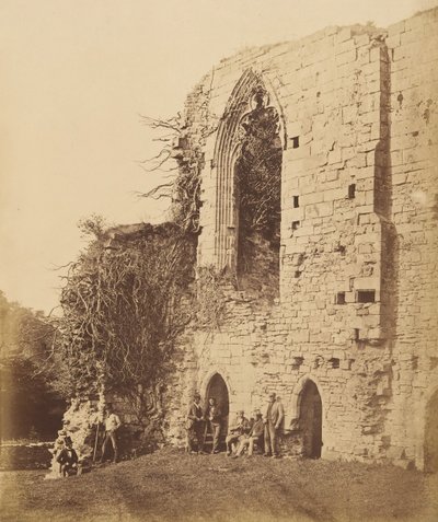 Easby Abbey. From the East by Joseph Cundall