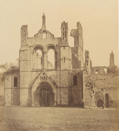 Kirkstall Abbey. From the West, 1850s by Joseph Cundall