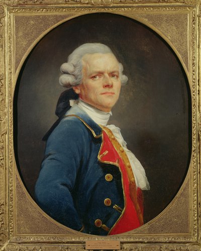 Self Portrait as a Naval Officer by Joseph Ducreux