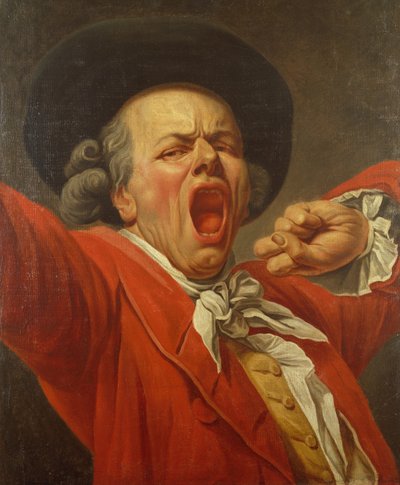 Self Portrait as a Yawning Man by Joseph Ducreux