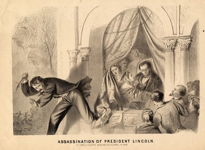 The Assassination of President Lincoln, 1865 by Joseph E. Baker