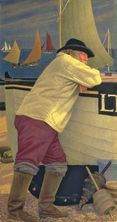 The Old Fisherman by Joseph Edward Southall