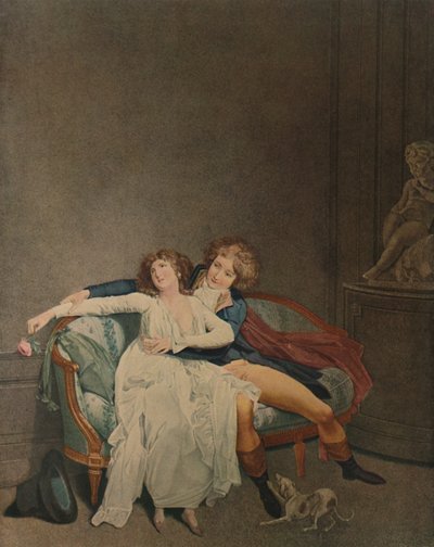 La Dispute De La Rose, c1840, 1913 by Joseph Eymar