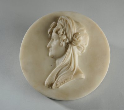 Medallion Portrait of Mrs. Elizabeth Gott by Joseph Gott