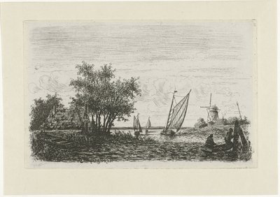 Boats on a Lake by Joseph Hartogensis