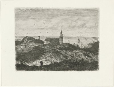 View of Scheveningen by Joseph Hartogensis