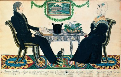 James and Sarah Tuttle by Joseph Hilliard Davis