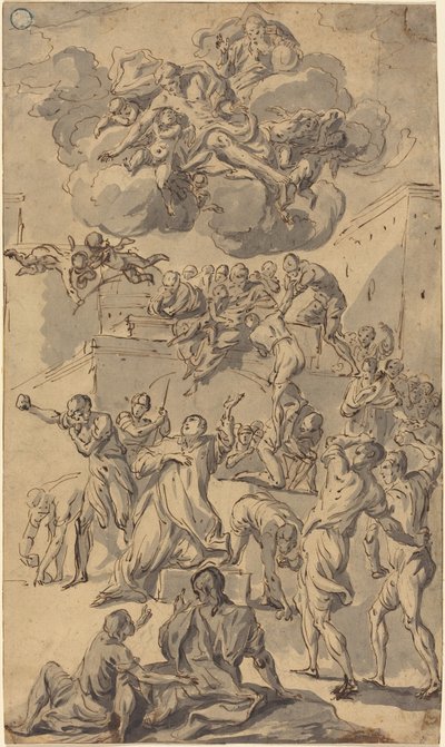 The Stoning of Saint Stephen by Joseph Ignace François Parrocel