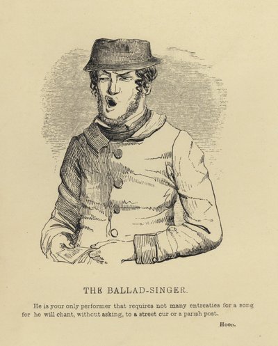 The Ballad-Singer by Joseph Kenny (after) Meadows