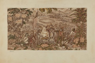 Historical Printed Textile, c. 1939 by Joseph Lubrano