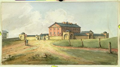 Hyde Park Barracks, Sydney, c.1820 by Joseph Lycett