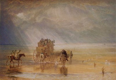 Lancaster Sands, 1816-1825 by Joseph Mallord William Turner