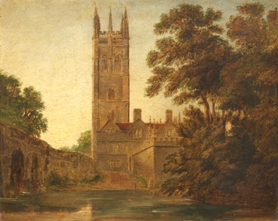 Magdalen Tower by Joseph Mallord William Turner