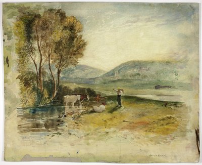 Scene at Lutworth by Joseph Mallord William Turner
