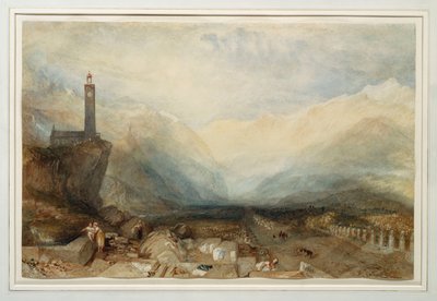 The Splugen Pass by Joseph Mallord William Turner