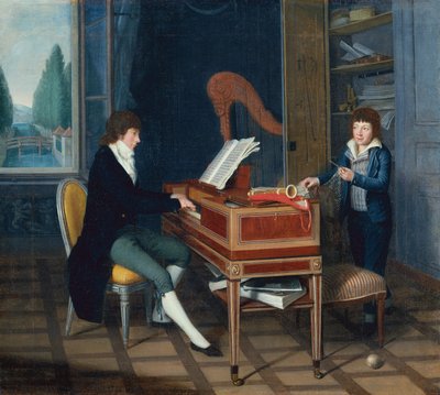 Louis and Alex Doxel by Joseph Marcellin Combette