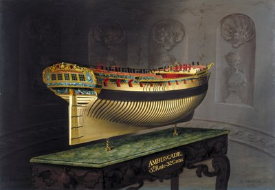 HMS Ambuscade by Joseph Marshall