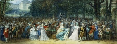 Camille Desmoulins at the Palais Royale by Joseph Navlet