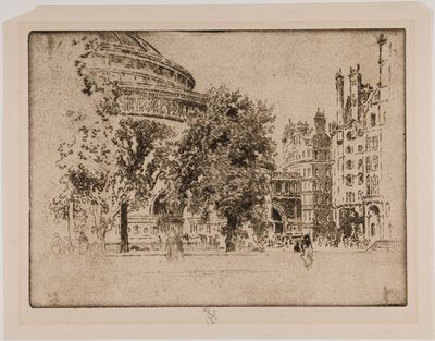 Albert Hall, London by Joseph Pennell