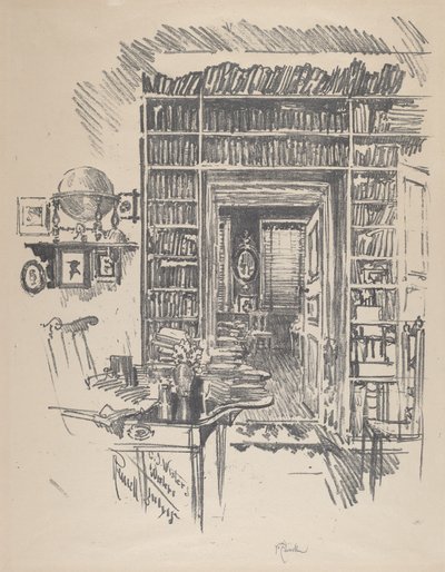 Book-Room at Dr. Wister