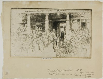 Covent Garden by Joseph Pennell