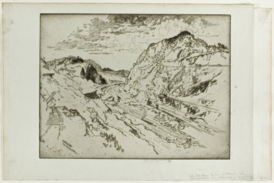 Culebra Cut, Panama by Joseph Pennell
