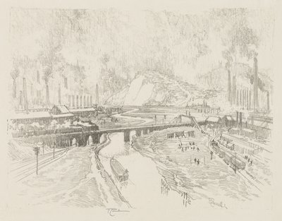 English War Work: Munition Town by Joseph Pennell