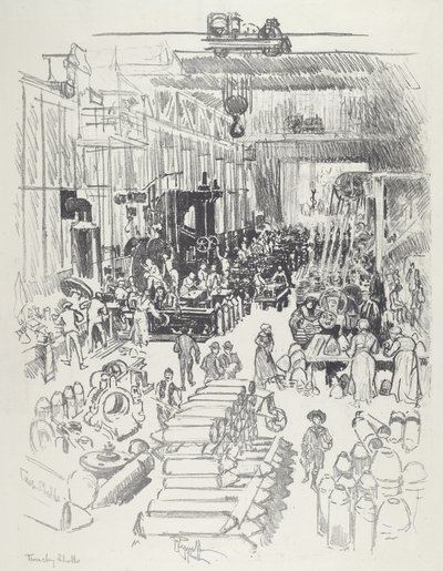 Finishing Shells by Joseph Pennell