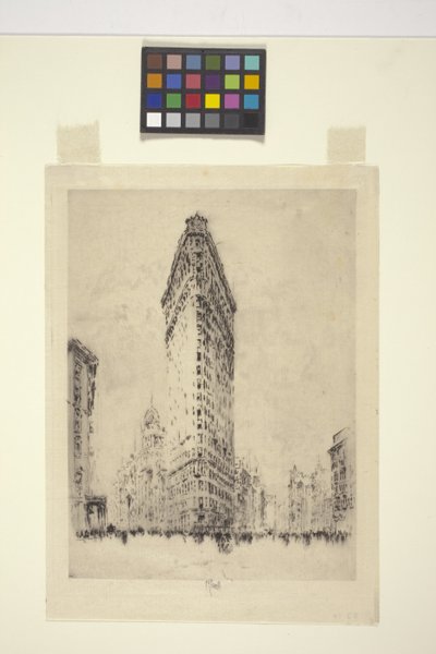 Flat Iron Building by Joseph Pennell
