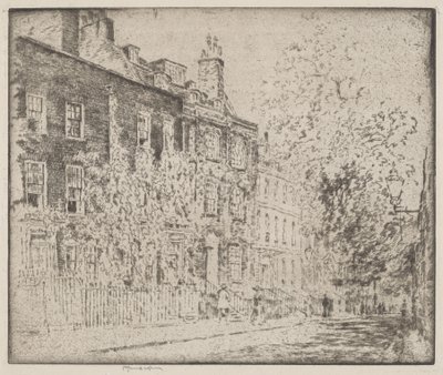 Great College Street, Westminster by Joseph Pennell