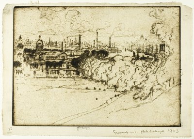 Greenwich Park, No. 1 by Joseph Pennell